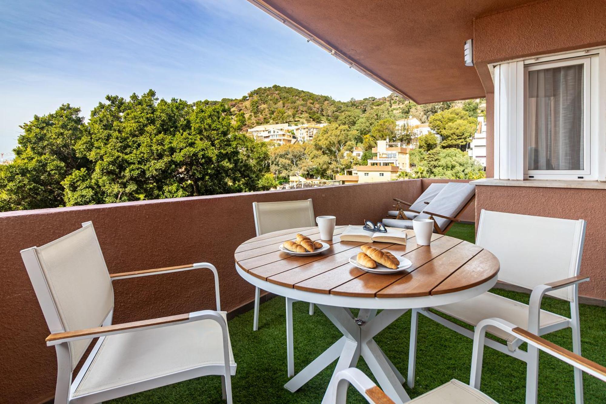Malaga Center Flat Beach & Terrace Buitenkant foto